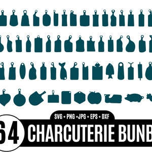tabla de charcutería svg, paquete de tabla de cortar svg, tabla de cortar de cocina svg, tabla de cortar svg láser, Tablas para servir platos