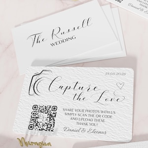 Wedding Card Capture the Love with QR Code