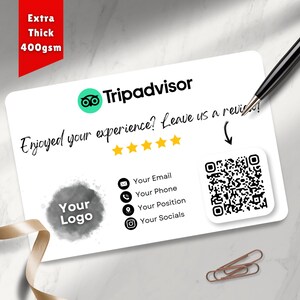 Gedruckte Trustpilot Bewertungskarten mit Ihren Angaben | Visitenkarte | Unternehmen, Website, Shop, Internet | Karton 400g/m²