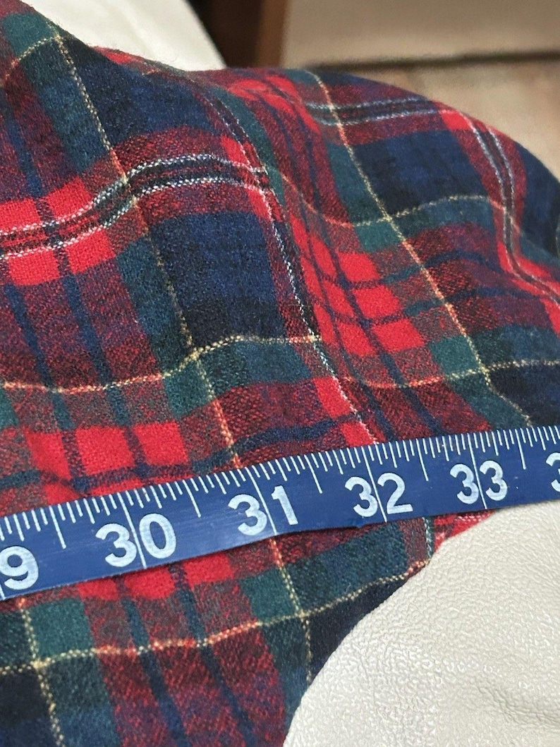 Vintage Pendleton Cardigan Sweater Plaid | Mens Size 2XL | V Neck Cabin Outdoors | 90s image 5