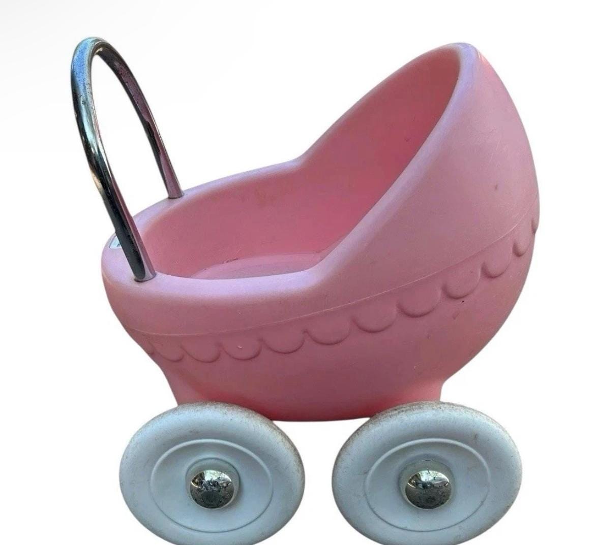 Vintage Little Tikes Stroller, Pink Buggy 1980s Child Size, Kids