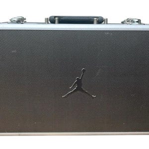 Vintage 2002 Air Jordan 17 Silver Metallic Suitcase Shoe Case - OG