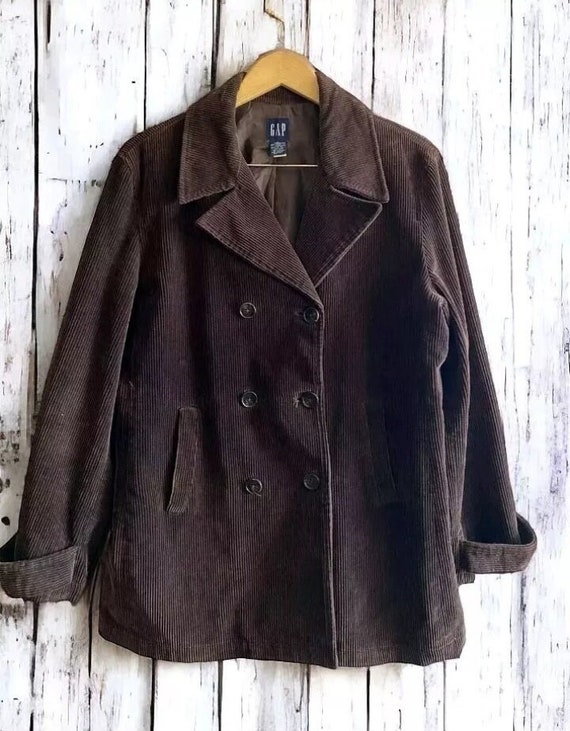 Vintage 2000s Gap Corduroy Jacket Women's Size L Coat… Gem