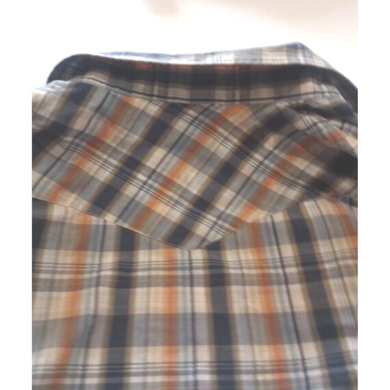Vintage Hollister Mens Sz Medium Top Plaid Shirt … - image 3