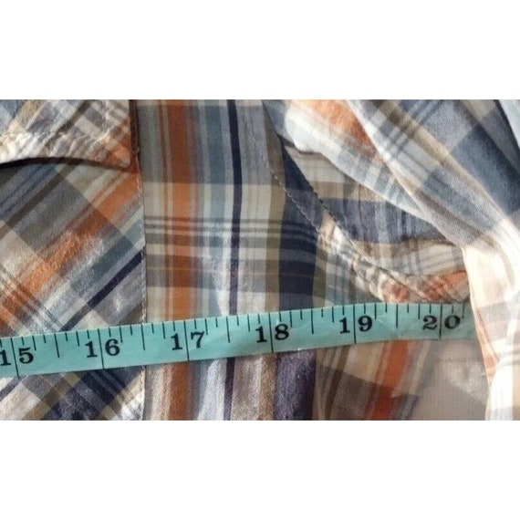 Vintage Hollister Mens Sz Medium Top Plaid Shirt … - image 6