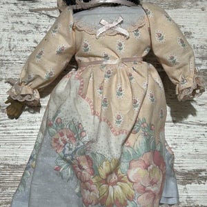 Vintage Porcelain Doll African American Wangs International 1991