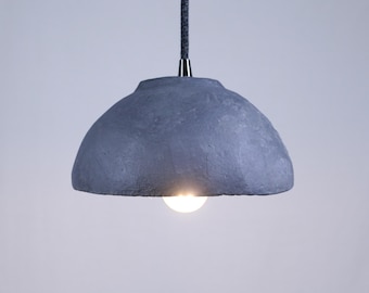 Handmade Concrete Pendant Light | Unique Lighting | Modern Industrial Ceiling Light | Authentic Lighting