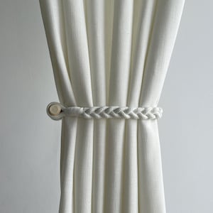 Curtain Tieback,Cotton and linen curtain ties, curtain ties, magnet curtain ties, curtain brackets, multi-color optional.