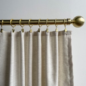 Gold Clip Curtain Ring, Stainless Steel Ring, Metal Ring, Curtain Clip Hanging Ring. (this price is for 10) image 4
