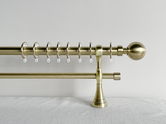 Rundkopf-Gardinenstange, Metallstange, Metallgardinenstange