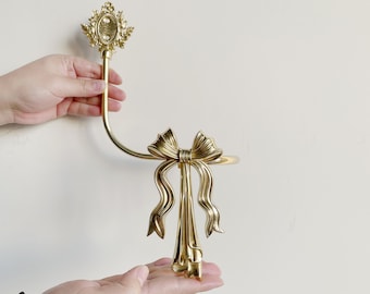 Butterfly Buckle Metal Hooks, Curtain Hooks, Brass Curtain Ties.