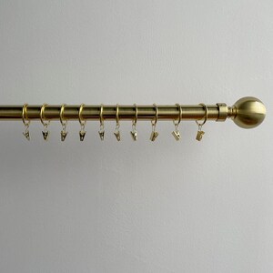 Gold Clip Curtain Ring, Stainless Steel Ring, Metal Ring, Curtain Clip Hanging Ring. (this price is for 10) image 3