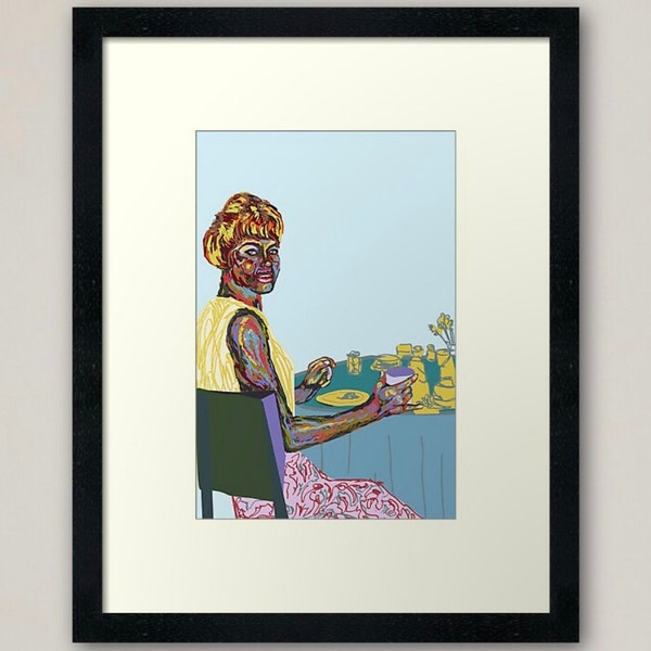 Grandma in France Poster Etsy