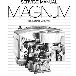 Fits Kohler - Magnum MV16 MV18 MV20 Engine Twin-Cyl Vertical Crankshaft Service Repair Manual