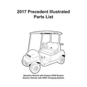 Fits EZGO - 2017 Precedent Gas, Electric Subaru EX40-ERIC Service Parts Manual