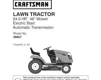 Craftsman Riding Lawn Mower Manual