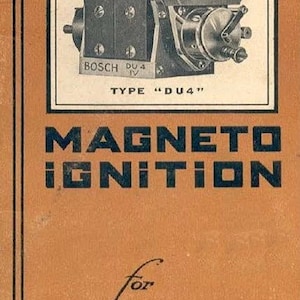 Download Now - 4 DU Types Magneto Instruction & Service Parts Manual Fits DU4