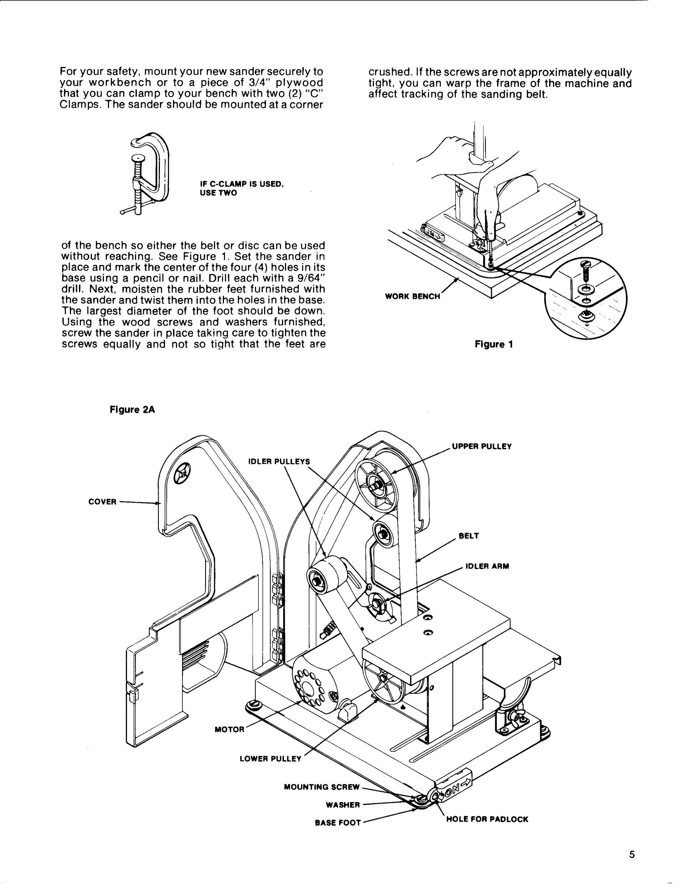 Operator Instruction Manual Disc Belt Sander Model 1731 Dremel Etsy
