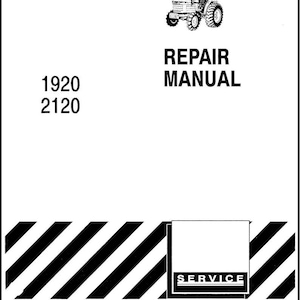 Fits Ford -  1920 2120 TRACTOR Service Repair Manual Technical Shop MANUAL 1920 2120 Ford Tractor