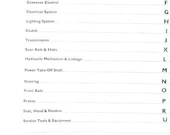 Fits Ferguson - TE-20 Tractor Service Repair Manual