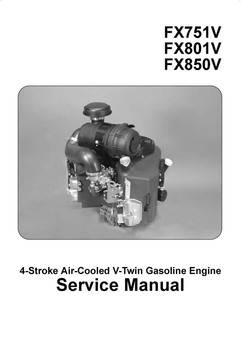 FX751V FX801V FX850V Engine Service Repair Manual - Etsy