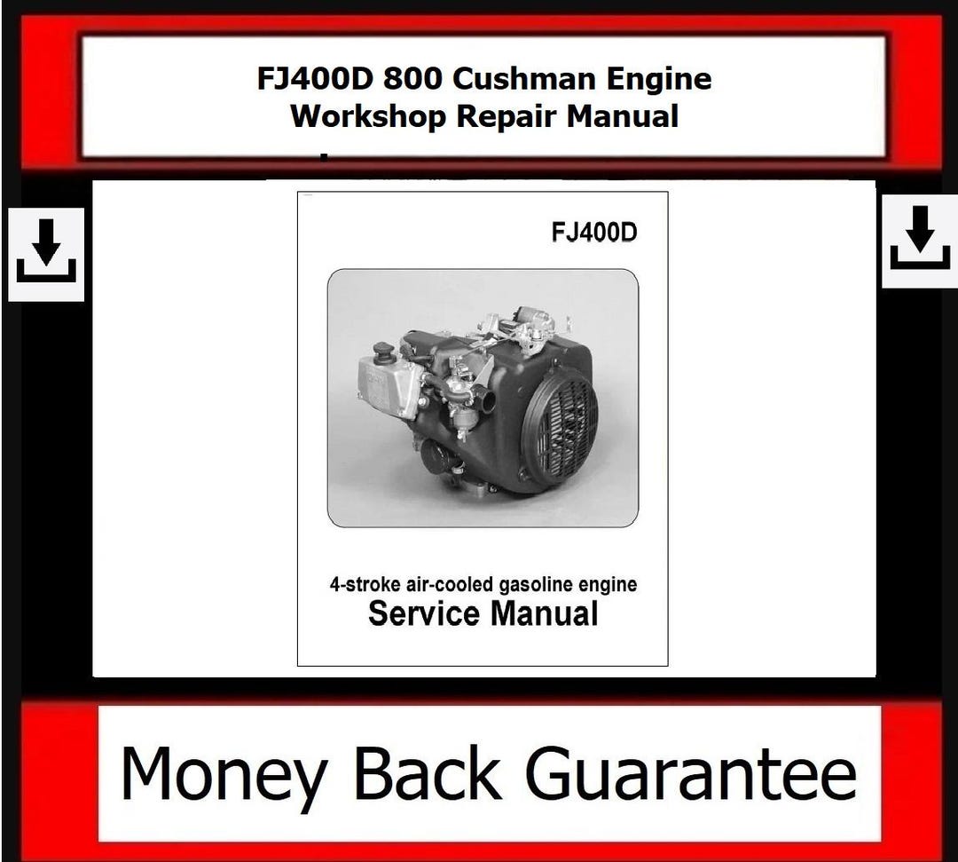 FJ400D 800 Cushman Engine Workshop Repair Manual - Etsy
