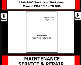 Download Now - 1996-2003 Technical Workshop Manual ZX7R N30
