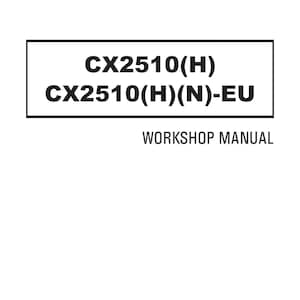 Paper Manual - 2510 Tractors Workshop Manual Fits   CX2510-H CX2510-H N