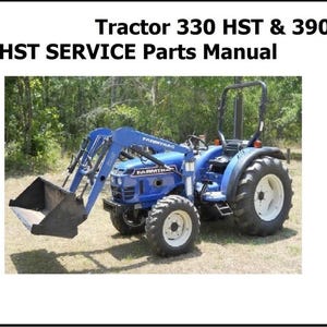 Fits Landtrac - 330 HST & 390 HST Tractor SERVICE Parts Manual