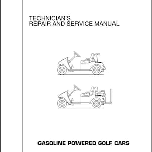Pasuje do EZGO - 2002 2003 2004 Gas Golf Cart Service Repair Repair Manual 731