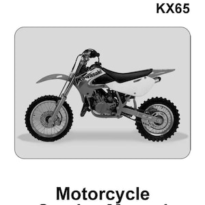 FITS KAWASAKI - 2000 - 2011 Maintenance Rebuild Service Repair Manual  KX65 KX 65 Kawasaki