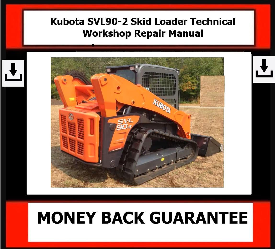 SVL90-2 Skid Loader Technical Workshop Repair Manual - Etsy
