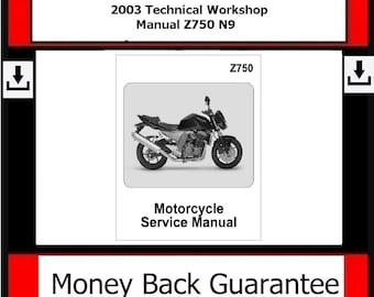 Kawasaki Z750 / Z750 Abs 2007 2008 2009 2010 2011 Service Repair