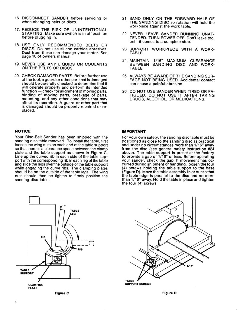 Operator Instruction Manual Disc Belt Sander Model 1731 Dremel Etsy