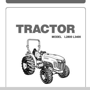 Fits Kubota - 2800 3400 Tractor Operator's Maint Manual Fits  L2800 L3400