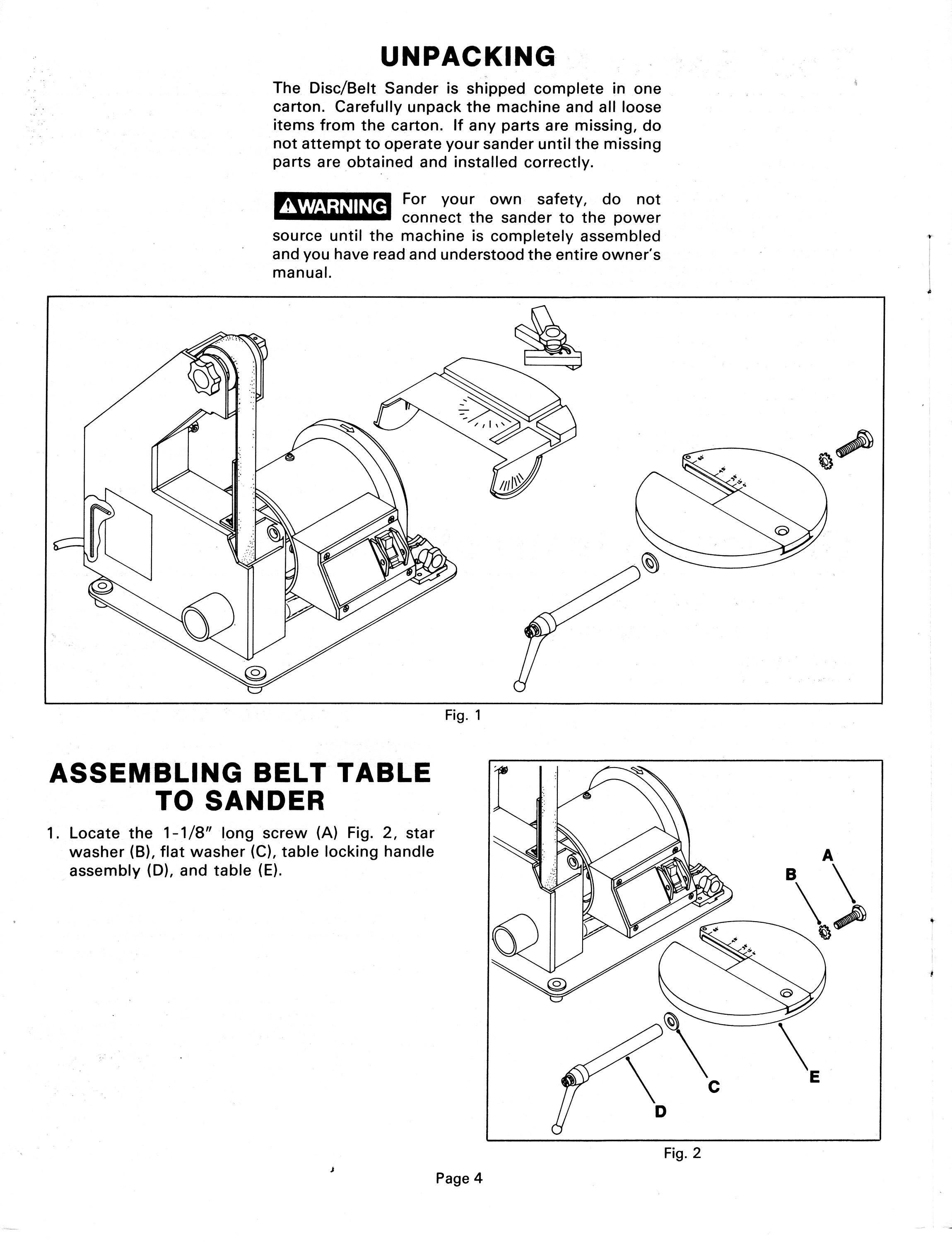 Owner's Instructions Manual Discbelt Sander Model 1731 atelieryuwa
