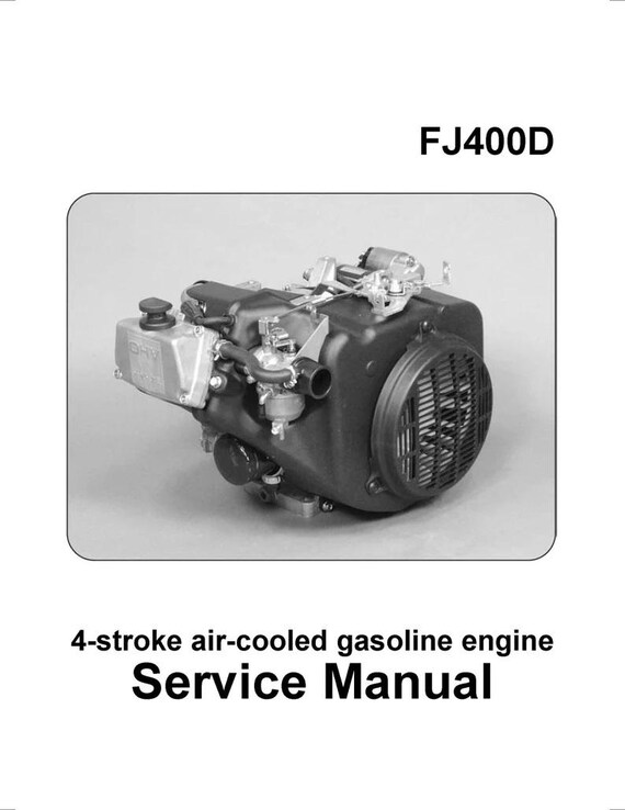 Fits Kawasaki - FJ400D 800 Cushman Engine Workshop Repair Manual