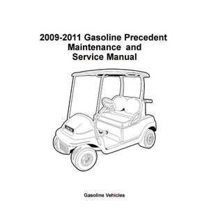 Fits Club Car - 2009 2010 2011 Precedent Gas Golf Cart Technical Workshop Repair Manual 10A1