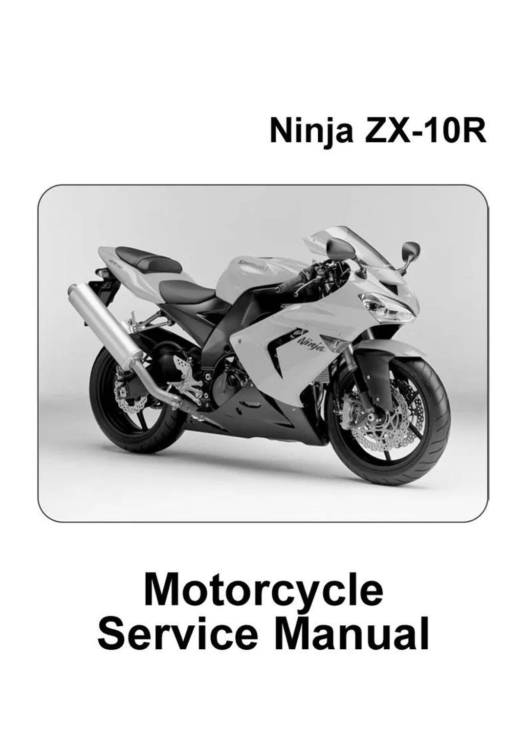 Fits Kawasaki - 2004 2005 Maintenance Repair Service Manual ZX-10R