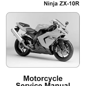 Pour Kawasaki - Manuel de service de réparation et d'entretien 2004-2005 ZX-10R ZX 1000 ZX10R Kawasaki