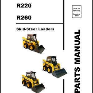 Download Now - 190 220 260 Skid-Steer Loaders Service Parts Manual  R190 R220 R260