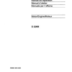 Passend für Deutz - D Td 226b D226 Td 226 Mwm Motor Service Reparaturanleitung