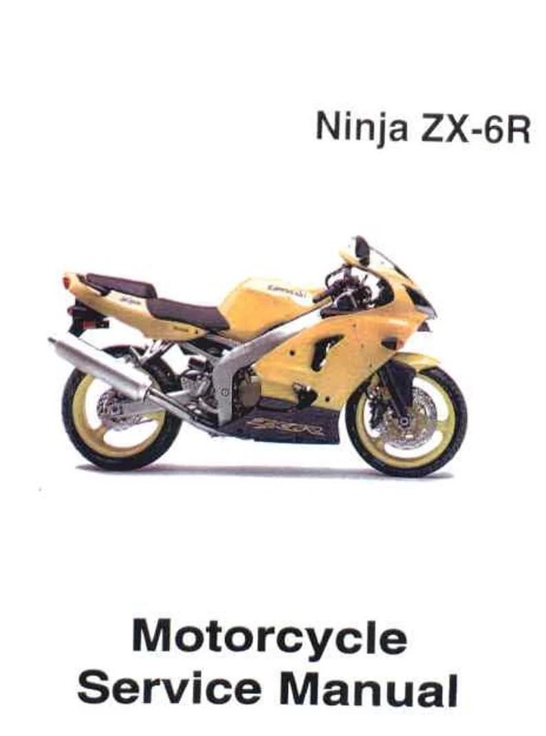 Fits Kawasaki - 2000-2002 Technical Workshop Manual Zx6 R N8