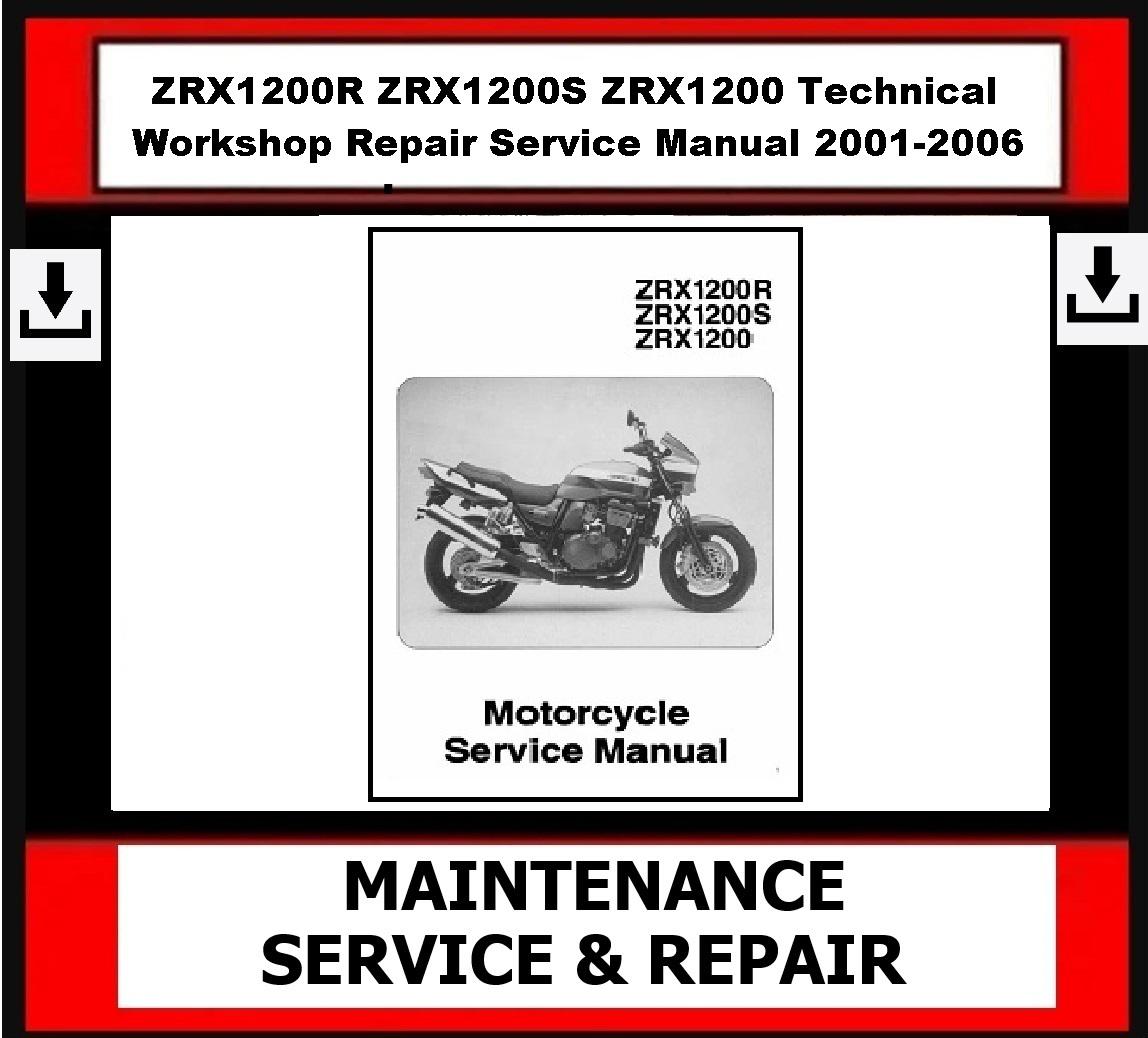 Download Now - ZRX1200R ZRX1200S ZRX1200 Technical Workshop Repair