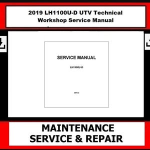 2019 LH1100U-D UTV Technical Workshop Service Manual Linhai