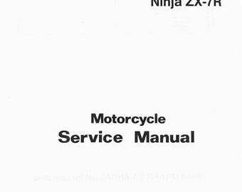 Kawasaki Ninja ZX-7RR サービスマニュアル Kawasaki Ninja ZX-7RR サービスマニュアル Kawasaki Ninja ZX