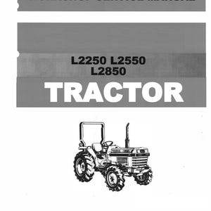 クボタに適合 - L2250 L2550 L2850 トラクターサービス修理マニュアルオーバーホール