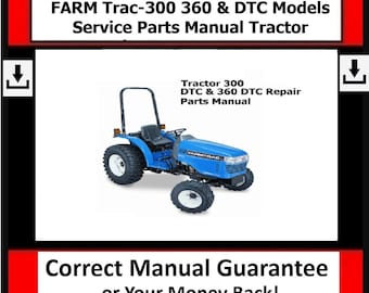 FITS FARM Trac-300 360 & DTC Models Service Parts Manual Tractor
