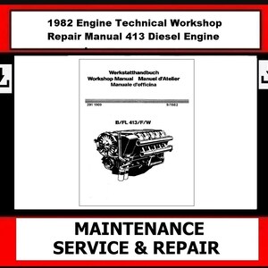 Descargar ahora - Manual técnico de taller y reparación del motor diésel 413 de 1982