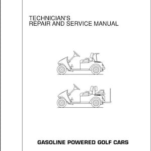 Passend für EZGO - 2002-2007 Gas Golf Cart Technisches Werkstatt Reparatur Handbuch